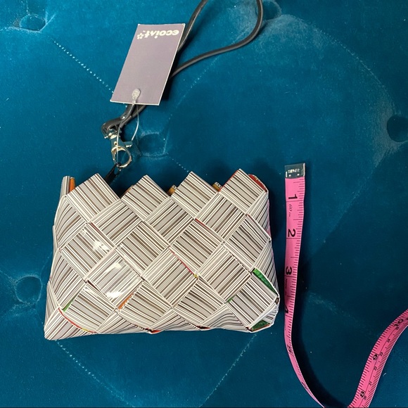 Ecoist BARCODE Wristlet Coin Purse - Picture 3 of 5